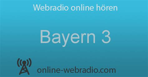 Die moderatoren begleiten die hörer rund um die uhr durch den tag. Bayern 3 - Live-Stream | Webradio Online Hören