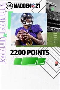 The store also provides weekly team packs, clutch packs, and individual player points. Buy MADDEN NFL 21 - 2200 Madden Points - Microsoft Store