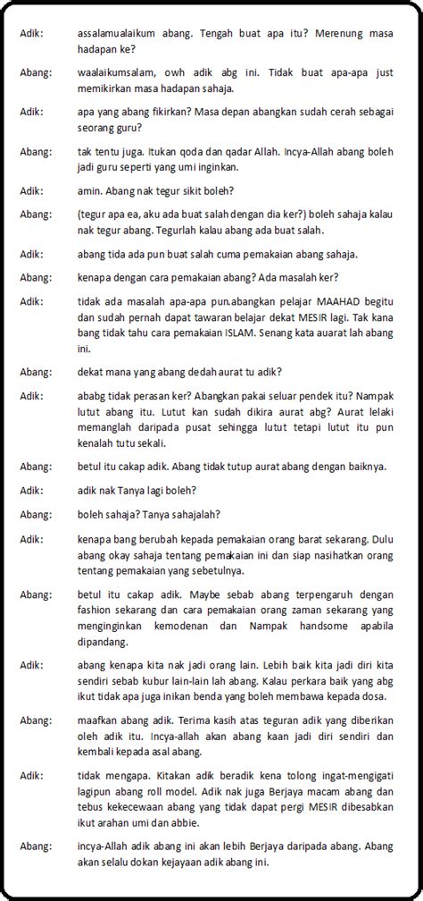 Ada banyak cara untuk memulai percakapan selain sapaan yaitu pada saat menawarkan untuk memberikan bantuan. Blog Azrin Rahim: perbualan yang menginsafkan