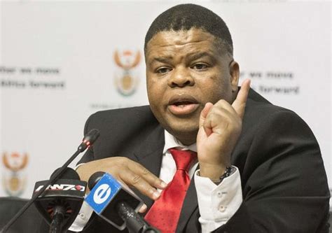 Fra wikipedia, den gratis encyklopædi. South Africa's Minister Of State Security David Mahlobo ...