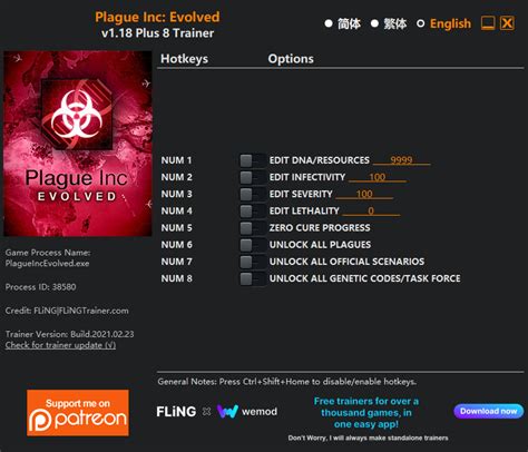 How to download and install plague inc: Plague Inc: Evolved Trainer | FLiNG Trainer - PC Game Cheats and Mods