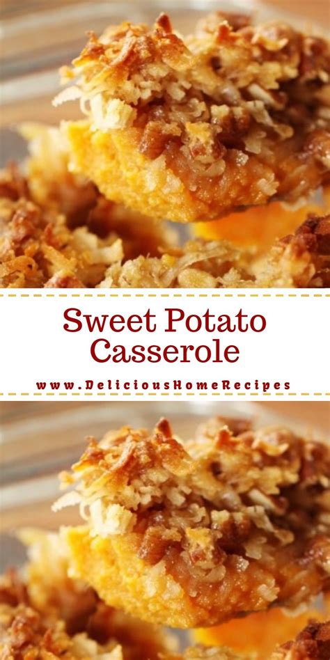 The vegetables in this pumpkin and cauliflower casserole are cooked to tender perfection in a seasoned. Sweet Potato Casserole #christmas #dinner | Sweet potato casserole, Canning sweet potatoes ...