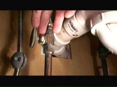 .who prefers manual work to office work. How to Fix Plumbing Supply Line Leak Video - YouTube