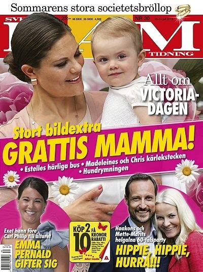 I svensk damtidning får du de senaste nyheterna om kungligheter, kändisar och spännande personligheter. Kungligheter: Kronprinsessan Victoria och Prinsessan ...