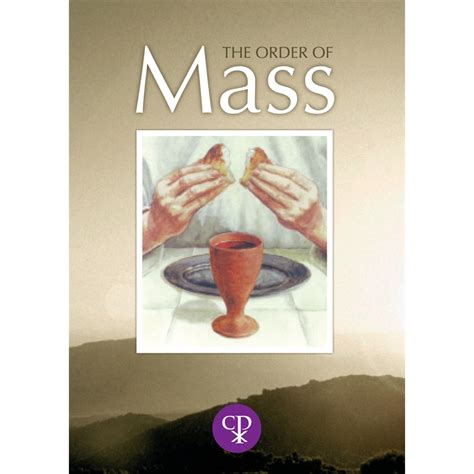 The lord be with you. Order of Mass Booklet (Large Print) | The Catholic ...