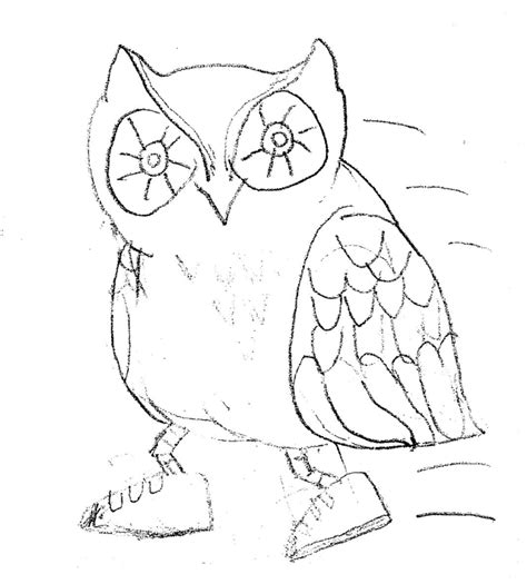 In april 2012, an interpretation of the owl image created with the mobile gaming app draw something was posted to the /r/drawsome subreddit.11 in may, an instructional image using artwork by late cartoonist burne hogarth was posted on. Screech Owl Drawing at GetDrawings | Free download