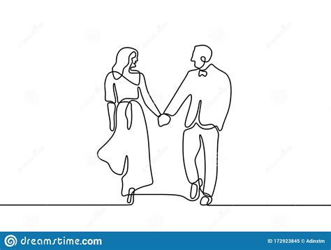 Modern minimalist female line drawing, flowers woman print, woman with flower head print, minimal line drawing woman, wall art sketch. Continuous Line Drawing Of Couple Holding Hands. Cute And ...