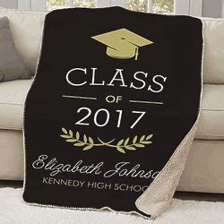 Discover your cozy blanket today! Personalized Graduation Sherpa Throw Blanket - FindGift.com