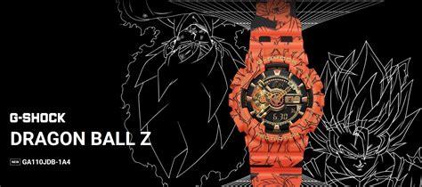 Beautiful illustrations of dragon ball imprinted on the strap and bezel showing the training of the main the back of the watch is stainless steel with a dragon ball z logo engraved on it. Casio lanza reloj G-SHOCK edición especial de Dragon Ball Z | Tadaima