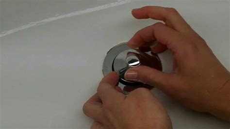 Fiberglass is a commonly used material for bathtubs. How to Remove a Pop-up Tub Drain Plug Stopper - Easy - No ...