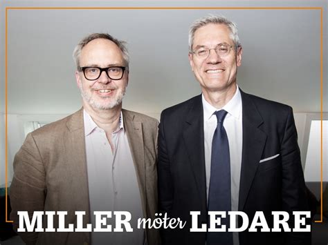 Minister for health and social affairs. Miller möter ledare | Ledarna