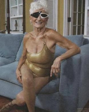 Despite their age, our energetic grannies know how to tame wild peckers. ugly bathing suits | ... , Sexy Senior! Hattie Gold ...