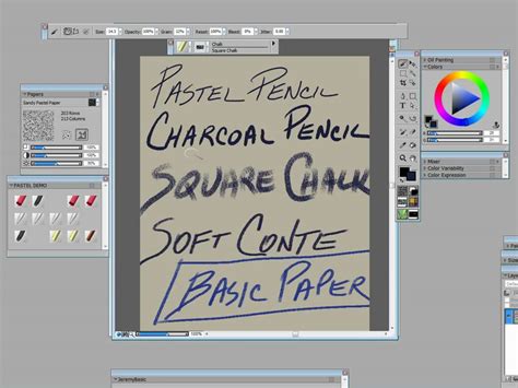 Painting & drawing painting tools drawing board body painting wacom intuos 4 surface studio touch tablet corel painter drawing tablet. Corel Painter 11: Tutorial Drawing - Artist Jackie ...