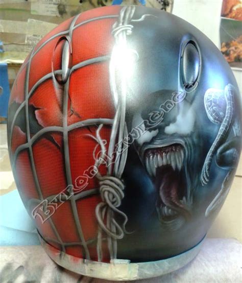 Custom Painted Motorcycle Helmets and Hockey Masks
