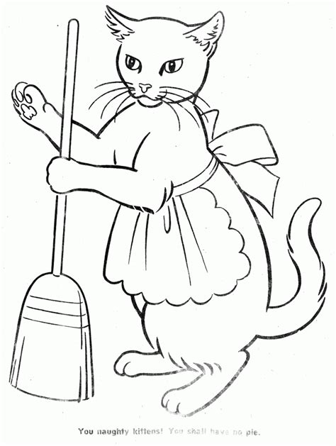 Three little kittens they lost their mittens, and they began to cry, oh, mother dear, we sadly fear our. Three Little Kittens Coloring Pages - Coloring Home