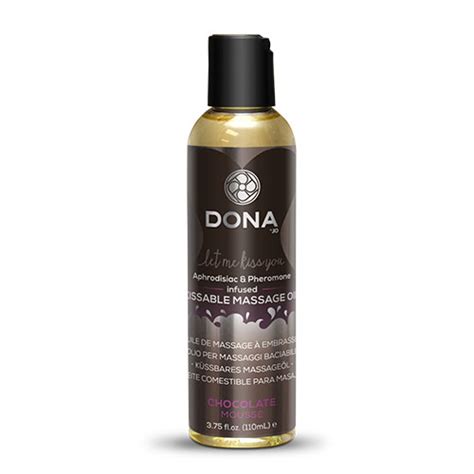 It's fancy enough for a party but easy enough to make whenever you have a craving for. Dona | Kissable Massage Oil | Chocolate Mousse