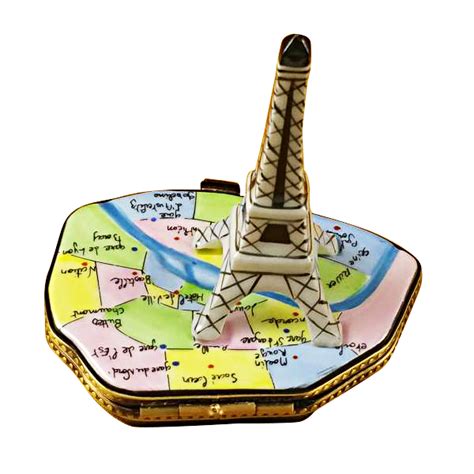 Eiffel tower passy ranelagh ⭐ , ⓜ ranelagh, france, paris: Eiffel Tower on Map - Limoges Imports Made in France
