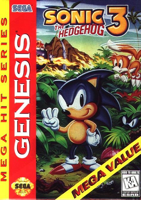 In this game, you will control either sonic or tails. Sonic the Hedgehog 3 (1994) box cover art - MobyGames