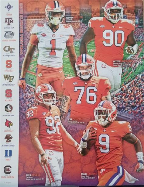 The college football playoff committed made its decision on sunday afternoon, selecting no. 2018 Schedule | Clemson tigers football, Tiger town, Tiger ...