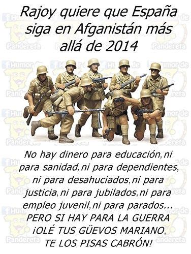 Sin duda los juegos más famosos de esta temática podrían ser los call of duty o los battlefields en los que se han recreado tanto la i guerra mundial como la ii gm, además de otros conflictos bélicos de menor calaje. Rajoy quiere que España siga en Afganistán más allá de ...