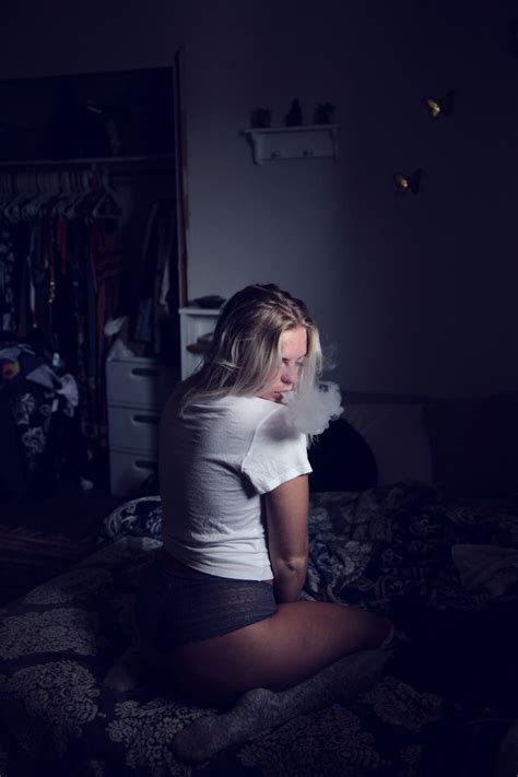 Deviantart is the world's largest online social community for artists and art enthusiasts, allowing people to connect through the creation and sharing of art. Woman Wearing White Shirt Sitting on Sofa and Smoking ...