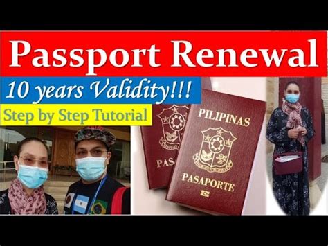 1 renewal of a manual passport. Philippine Passport Renewal | Step by Step Tutorial - YouTube