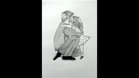 Father's day special drawing l how to draw father and daughter with colour l fathers day drawing. Happy Father's day special drawing | Father hugging ...