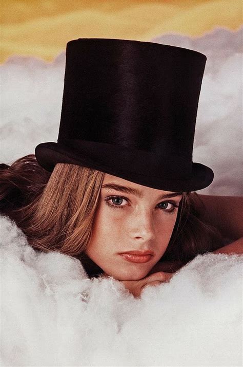 Brooke shields (top hat) ,1978. Picture of Brooke Shields