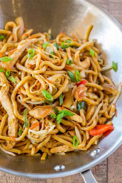 Wikipedia article about lo mein noodles on wikipedia. Chicken Lo Mein - Dinner, then Dessert