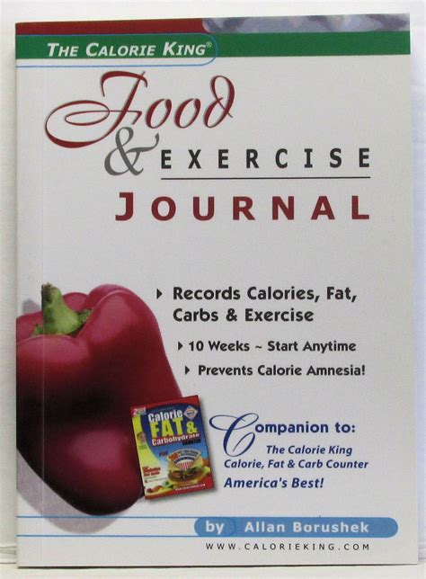 The CalorieKing Food & Exercise Journal Borushek in 2020 ...