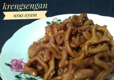 Here is a recipe chicken pedesan made by the mother aisha harlan Resep Krengsengan usus ayam oleh Arofah - Cookpad