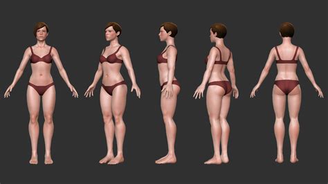 3ds max + lwo blend c4d ma oth obj. - Segun - - Female Fullbody Sculpt 1