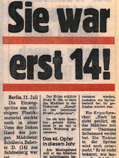 (amburgo, 20 maggio 1962), è una scrittrice e musicista tedesca, autrice con i giornalisti kai hermann e horst rieck del libro wir kinder vom bahnhof zoo (tradotto in italiano con il titolo noi, i ragazzi dello zoo di berlino), pubblicato per la prima volta come allegato alla rivista tedesca stern. Les 12 meilleures images de Babette Döge (Babsi ...