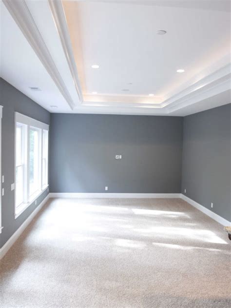 A tray ceiling adds depth and interest to a room. Double Tray Ceiling | Houzz