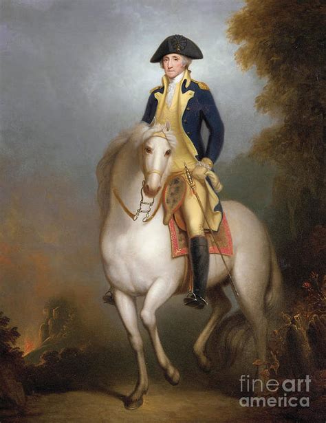 If you have another image of portrait of george washington that you would like the artist to work from, please include it as an attachment. Equestrian portrait of George Washington Art Print by ...