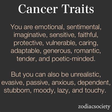 That said, one of the strong personality traits of those born under the sign of cancer is that they face challenges without flinching. Cancer Traits | Pisces traits, Horoscope pisces, Pisces