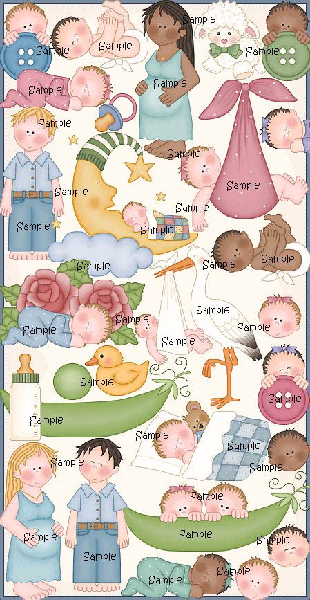 Here we find around 82. Craft Clipart 10: Babies