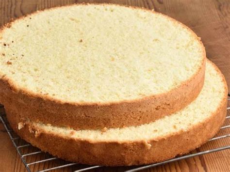 Cut a knife or small spatula through batter to release air bubbles. The Correct Temperature To Bake A Sponge Cake ...