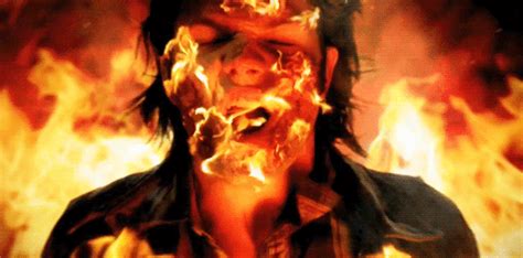 Fast fire ignition flaming on darkness in 4k. La Feria del Libro (en gifs)