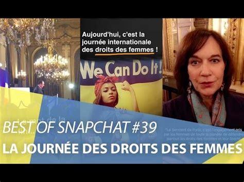 Depuis 30 ans le collectif droit des femmes 66, marque la journée du 8 mars, ce lundi. Best-of Snapchat #39 : Journée internationale des droits ...