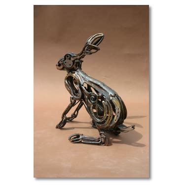 Rabbit sculpture | Rabbit sculpture, Steampunk art, Sculpture