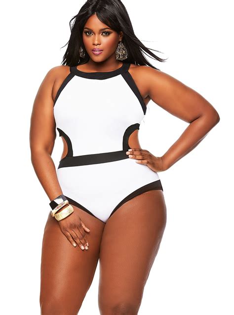 Ebony's hardness and coloring are simply the nature of the trees that produce this type of wood. "Cabo" Monokini Plus Size Swimsuit- White/Black - Swimwear ...