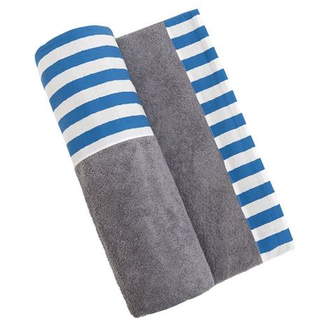 Shop devices, apparel, books, music & more. Chaise Longue Royal Blue Grey | Head 2 Toe Beach Towel ...