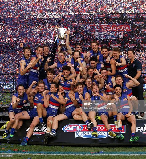 Week st kilda bulldogs 03 oct 1640 g. The Bulldogs celebrate after winning the 2016 Toyota AFL ...