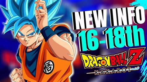 Check spelling or type a new query. Dragon Ball Z KAKAROT Update Info - Big News V-Jump Next Week 16-18th DLC 2 & More September ...