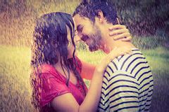 Your romantic stock images are ready. Couple Hugging Under A Rain Royalty Free Stock Image ...
