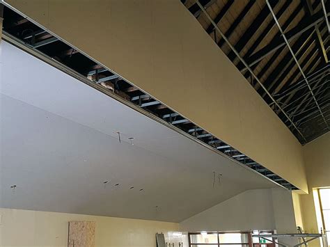 Plastic suspended ceiling with trim. Case Study - Church Suspended Ceiling Installation ...