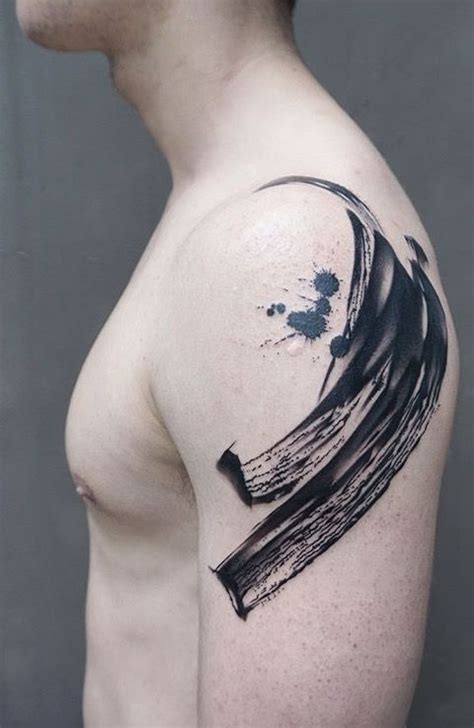 You can find a tattoo that is in line with your personality or one that shows a side of your life that you may not be aware of. Lee Stewart tattoo | Abstract tattoo, Tattoos, Brush tattoo