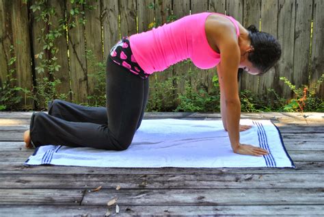 Repeat cat/cow 10 to 15 times a few times a day. Diary of a Fit Mommy: 10 Best Yoga Poses for Pregnancy