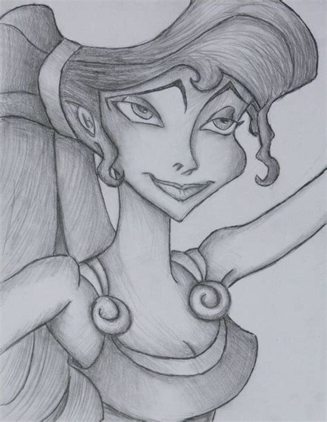 Discover these trolls coloring pages ! Megara Drawing | Etsy | Drawings, Disney ladies, Art